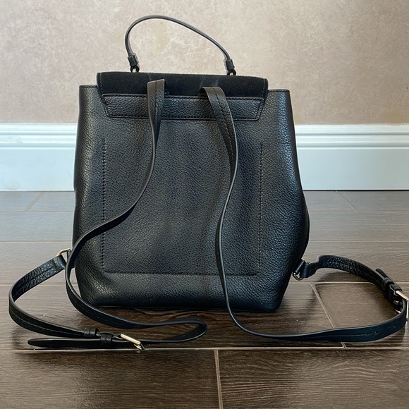 Kate Spade Hayes Suede Medium Flap Backpack - Picture 4 of 9